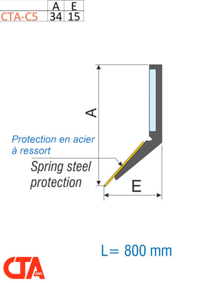 Way Wiper for CNC Mazak – Model C5