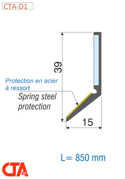 Way Wiper for CNC Mazak – Model D1