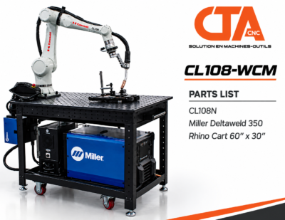 Kawasaki Cellule de soudage collaborative CL108N Miller